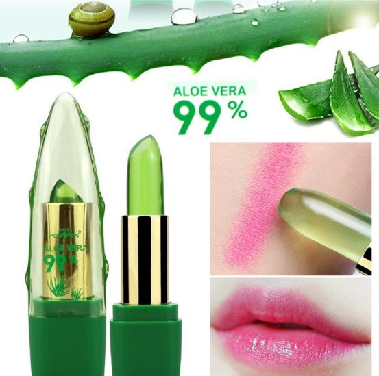 Beautenaturel Aloe Vera Color-Changing Lipstick & Lip Gloss – Moisturizing & Anti-Dry