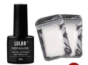 Nail Extension Fiber Set – Gel, Repair Liquid & Paper-Free Support | Beautenaturel