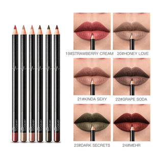 beautenaturel 36 Color Lip Liner – Waterproof, Non-Smudge Nude Shades