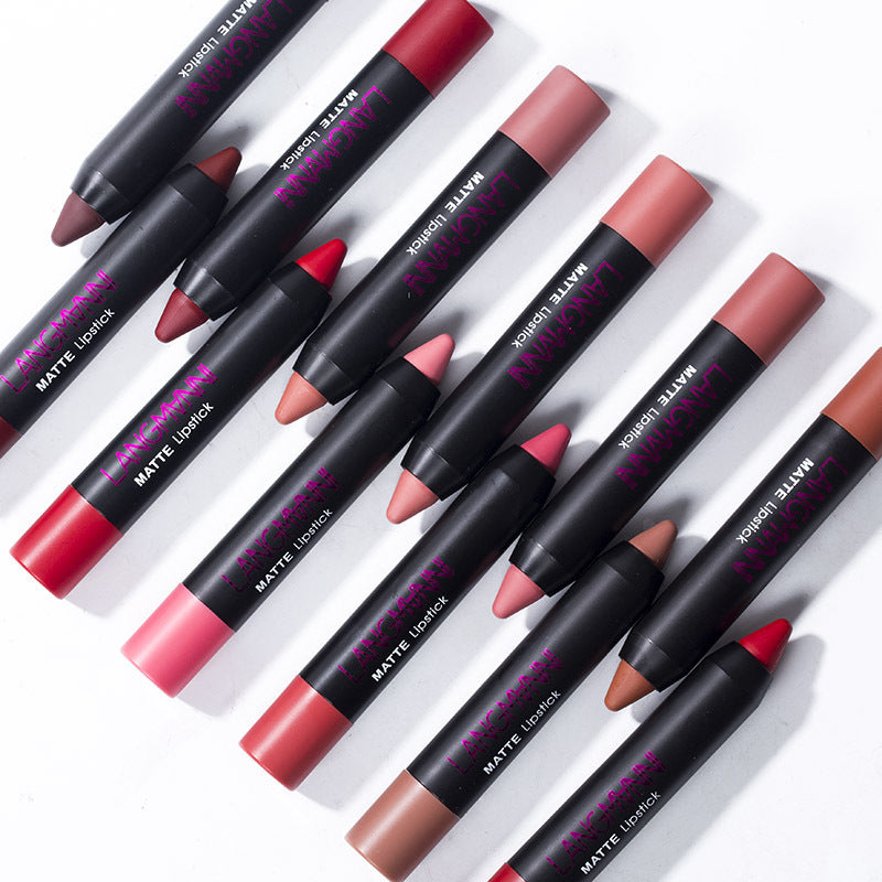 Non-Stick Cup Matte Lipstick & Lip Gloss Set – Long-Lasting, Smooth Finish | beautenaturel