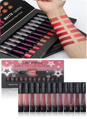 Matte Waterproof Long-Lasting Velvet Lipstick Set | Beautenaturel