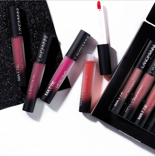 Matte Waterproof Long-Lasting Velvet Lipstick Set | Beautenaturel