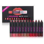 Non-Stick Cup Matte Lipstick & Lip Gloss Set – Long-Lasting, Smooth Finish | beautenaturel