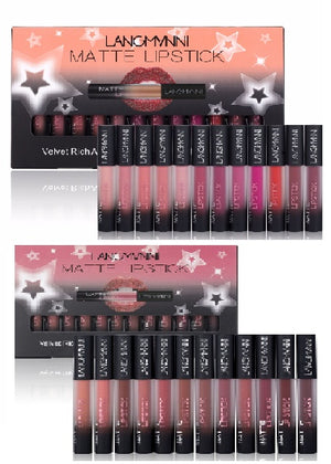 Matte Waterproof Long-Lasting Velvet Lipstick Set | Beautenaturel