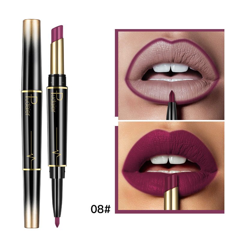 Beautenaturel – Double Lipstick & Lip Liner | 2-in-1 Perfect Lip Makeup