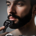 Beard Growth Hair Treatment Value Set Oil Microneedle Roller Suit