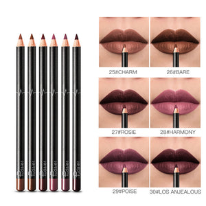 beautenaturel 36 Color Lip Liner – Waterproof, Non-Smudge Nude Shades