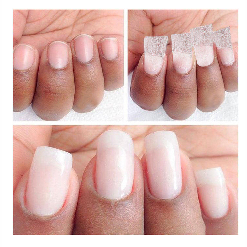 Nail Extension Fiber Set – Gel, Repair Liquid & Paper-Free Support | Beautenaturel