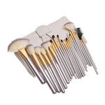 Beige Champagne Makeup Brush Suit