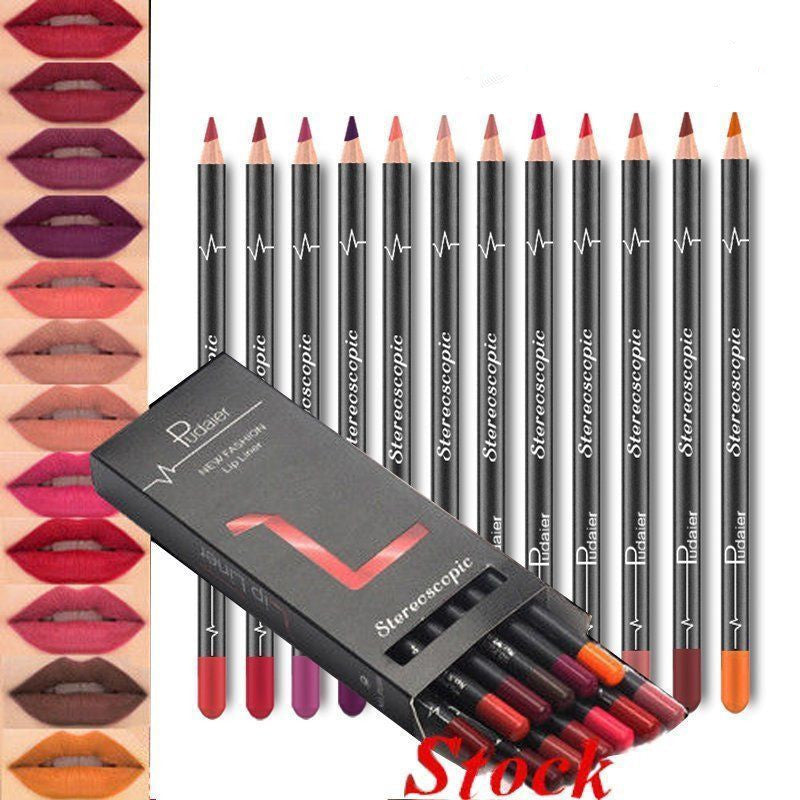 beautenaturel 36 Color Lip Liner – Waterproof, Non-Smudge Nude Shades