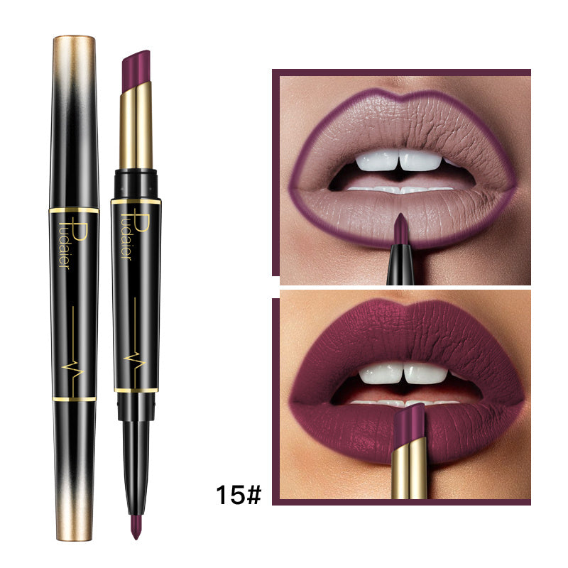 Beautenaturel – Double Lipstick & Lip Liner | 2-in-1 Perfect Lip Makeup
