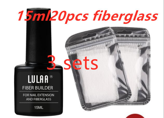 Nail Extension Fiber Set – Gel, Repair Liquid & Paper-Free Support | Beautenaturel