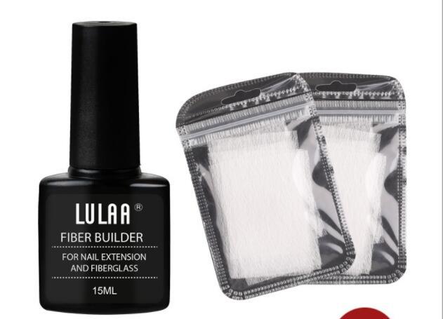 Nail Extension Fiber Set – Gel, Repair Liquid & Paper-Free Support | Beautenaturel