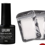Nail Extension Fiber Set – Gel, Repair Liquid & Paper-Free Support | Beautenaturel