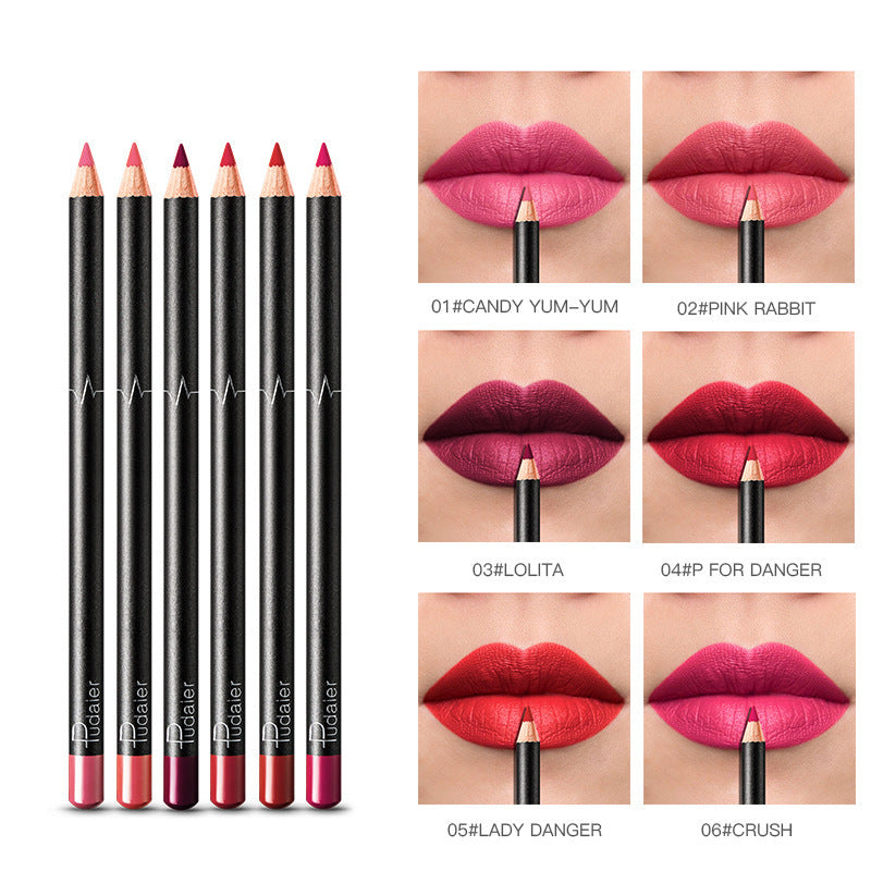 beautenaturel 36 Color Lip Liner – Waterproof, Non-Smudge Nude Shades