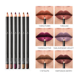 beautenaturel 36 Color Lip Liner – Waterproof, Non-Smudge Nude Shades